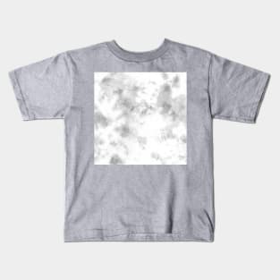 Gray Tie-Dye Spots Kids T-Shirt